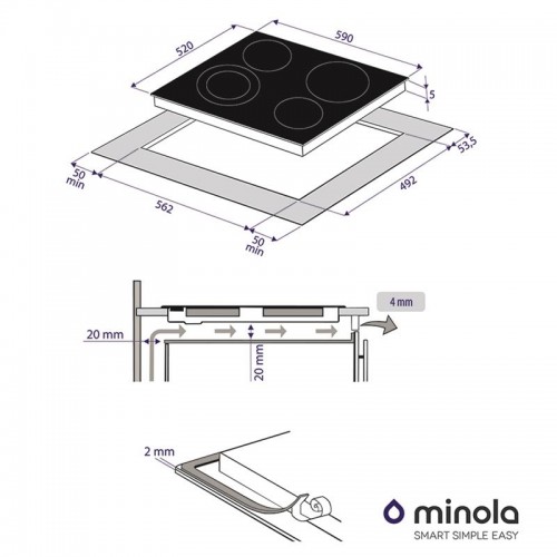 Варочная поверхность Minola MVH 6232 GBL