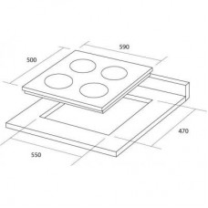 Варочная поверхность Pyramida PFG 646 BLACK