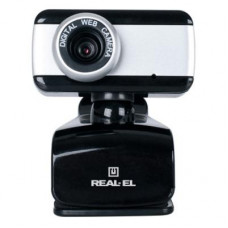 Веб-камера REAL-EL FC-130, black-grey