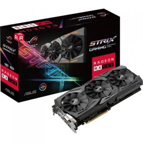 Видеокарта Asus Radeon RX 580 8192Mb ROG STRIX GAMING OC (ROG-STRIX-RX580-O8G-GAMING)