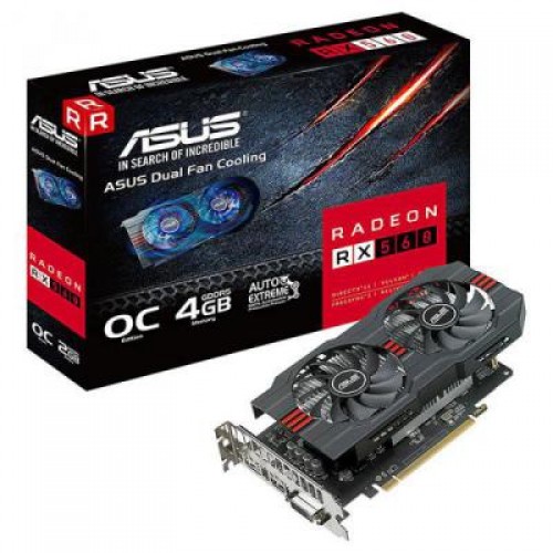 Видеокарта Asus Radeon RX 560 4096Mb OC (RX560-O4G)