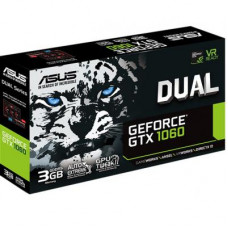 Видеокарта Asus GeForce GTX1060 3072Mb DUAL (DUAL-GTX1060-3G)