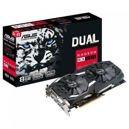 Видеокарта Asus Radeon RX 580 8192Mb DUAL (DUAL-RX580-8G)