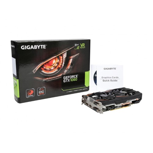 Видеокарта GIGABYTE GeForce GTX 1060 WINDFORCE OC 6G (GV-N1060WF2OC-6GD)