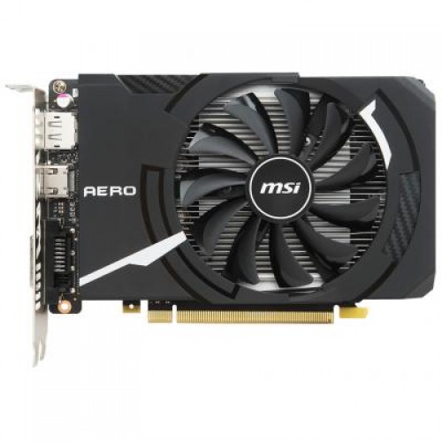 Видеокарта MSI GeForce GTX1050 Ti 4096Mb AERO ITX OC (GTX 1050 TI AERO ITX 4G OCV1)