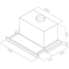 Вытяжка ELICA ELITE 26 PB IX/A/60