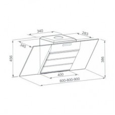 Вытяжка ZIRTAL KD-11290 WH