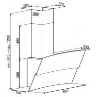Вытяжка Amica OKC625S
