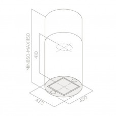 Вытяжка Elica Tube PRO ISLAND IX/A/43