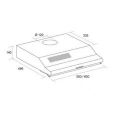 Вытяжка Minola HPL 611 WH
