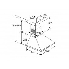 Вытяжка Bosch DWP64BC50