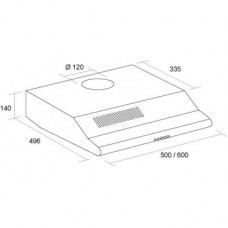 Вытяжка Borgio Gio 50 white