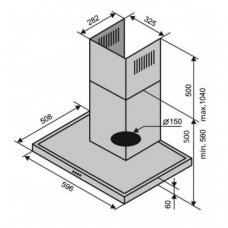 Вытяжка Ventolux ITALIA 60 BG (900) TC