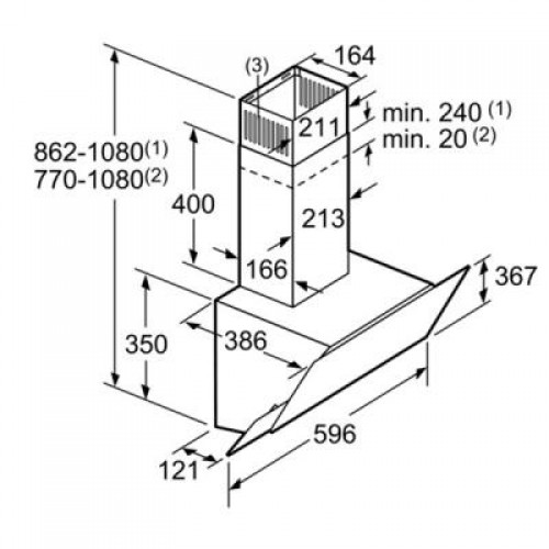 Вытяжка Bosch DWK 065G 60