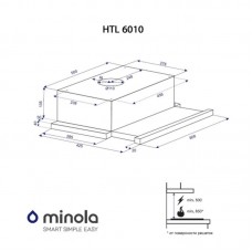 Вытяжка Minola HTL 6010 Full Inox 430
