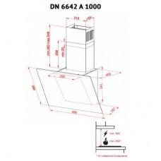 Вытяжка Perfelli DN 6642 A 1000 IV LED