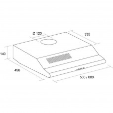 Вытяжка Borgio Gio 60 black