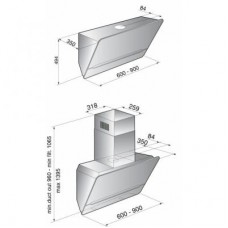 Вытяжка ZIRTAL QUARTZ 60 WH