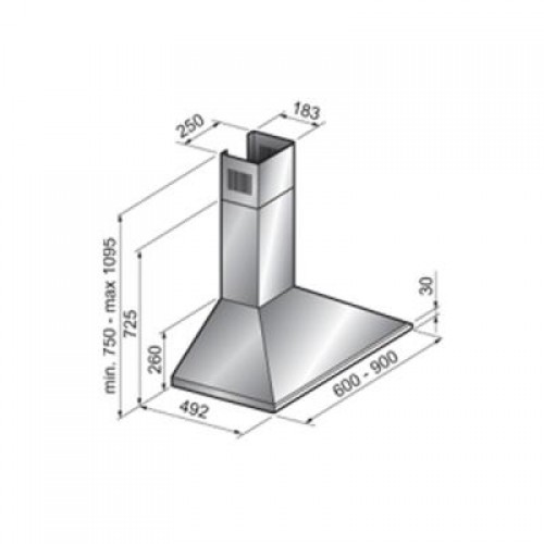 Вытяжка ZIRTAL OLIMPIA 60 WH