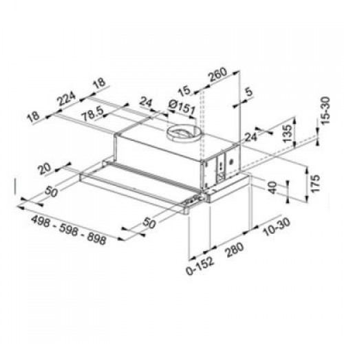 Вытяжка Franke Flexa FTC 5032 GR/XS V2 (315.0482.622)