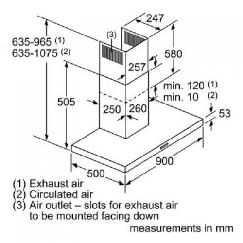 Вытяжка BOSCH DWB96DM50