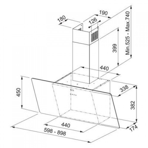 Вытяжка Franke Vertical Evo FPJ 615 V BK A (110.0361.890)