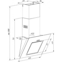 Вытяжка Pyramida NR-F 60 M BL IX