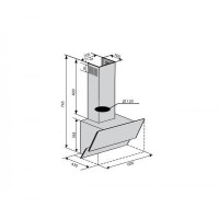 Вытяжка Ventolux ROMANIA 60 WH (750) PB