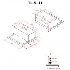 Вытяжка Perfelli TL 5111 I