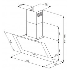Вытяжка Amica OKC 620SB
