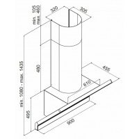 Вытяжка Amica IN600BSC