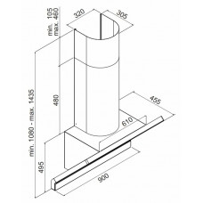Вытяжка Amica IN600BSC