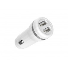 Автомобильное зарядное устройство Hoco Z27 Staunch 2.4A 2USB White