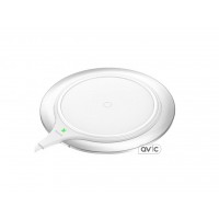 Беспроводное зарядное устройство Baseus Metal Wireless Charger White/Silver