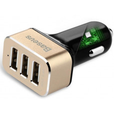 Автомобильное ЗУ Baseus 5.2A 3-USB (Black) (CCALL-HG31V)