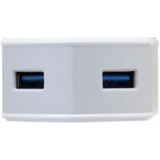 Зарядное устройство INKAX CD-18 Travel charger + Lightning cable 2USB 3.1A White