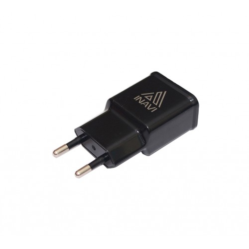 Сетевое зарядное устройство INAVI 1USB/2A (SA-01) Black