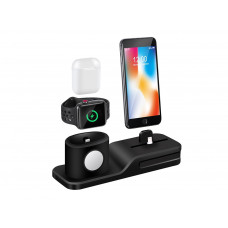 Держатель и док-станция 3 in 1 Henzarne for Apple