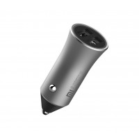 Автомобильное зарядное устройство Xiaomi Car Charger QC 3.0 18W Silver (CC05ZM, GDS4104GL)