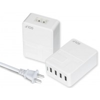 Зарядное устройство GOLF GF-U401 Travel Charger 4USB 6A White
