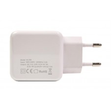 Зарядное устройство PowerPlant W-250 QC3.0 White (SC230013)