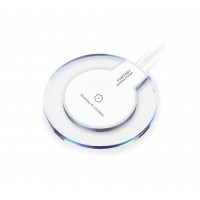 Беспроводное зарядное устройство Crystal Pad Q7 5V 1A White
