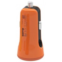 Автомобильное ЗУ Baseus 2.1A Dual USB Sport (Orange) (CCALL-CR07)
