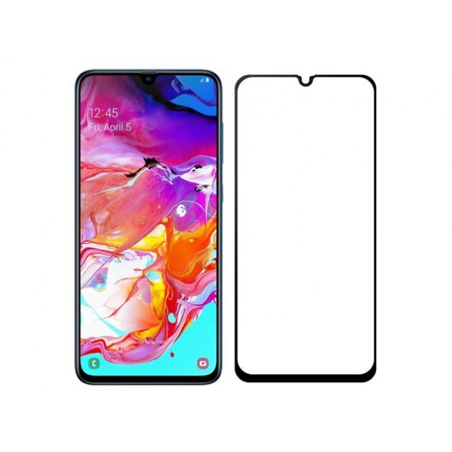 Защитное стекло для Samsung Galaxy A70 Black